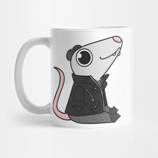 Opossum in a jacket Mug